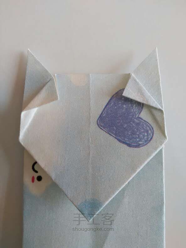 纸折小猫 第34步