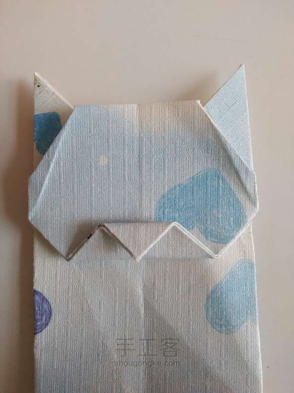纸折小猫 第38步