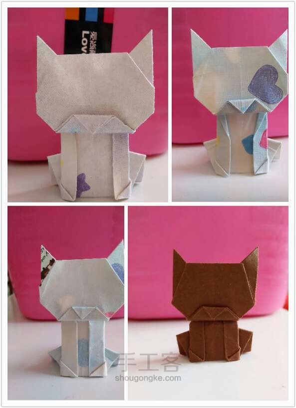 纸折小猫 第66步