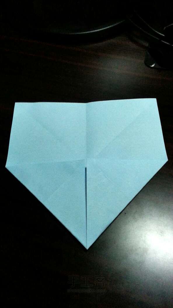 心上有心 折纸教程 第2步