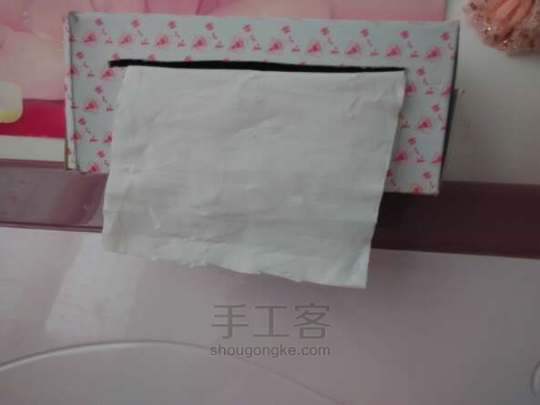 纸巾盒布艺diy 第2步