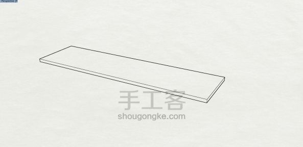 桌面显示器收纳架制作  第1步