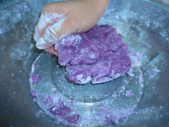紫薯酥diy制作方法 第2步
