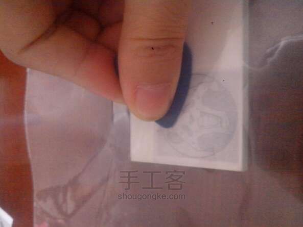 萌熊出没，请注意！——萌宠橡皮章DIY 第3步