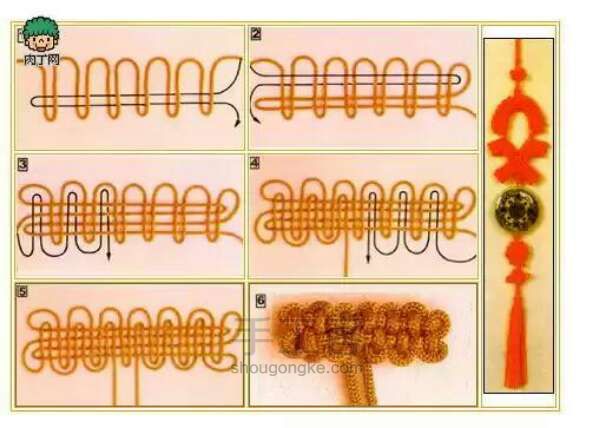 『转载』各种中国结的基础编法 第21步