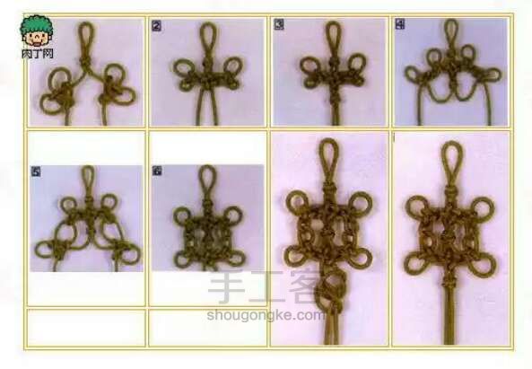 『转载』各种中国结的基础编法 第23步