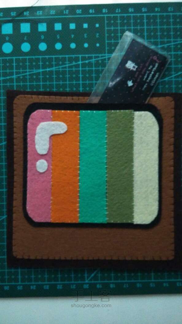【懿语】diy不织布电视机 纸巾盒 第4步