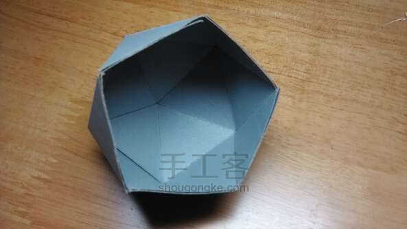 DIY几何体敞口小盒子 第4步
