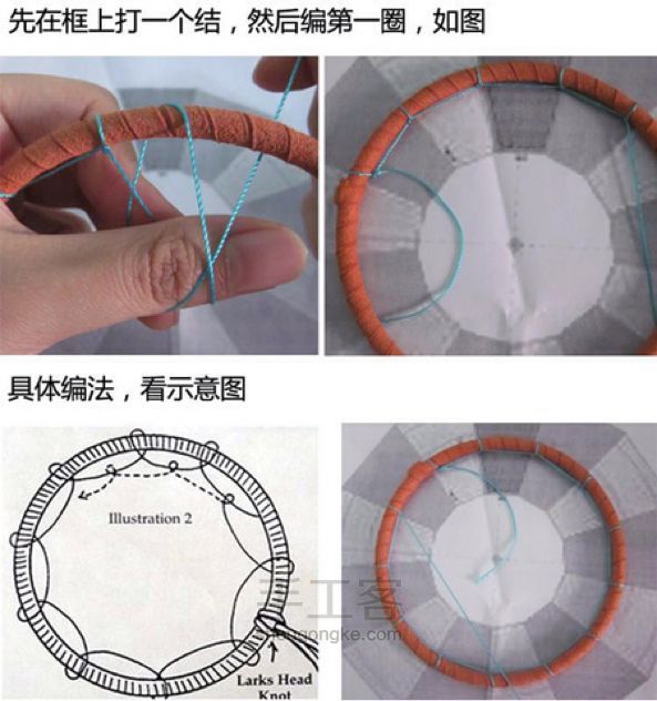凡小姐：继承者们同款捕梦网详细教程❤️Mr凡 第4步