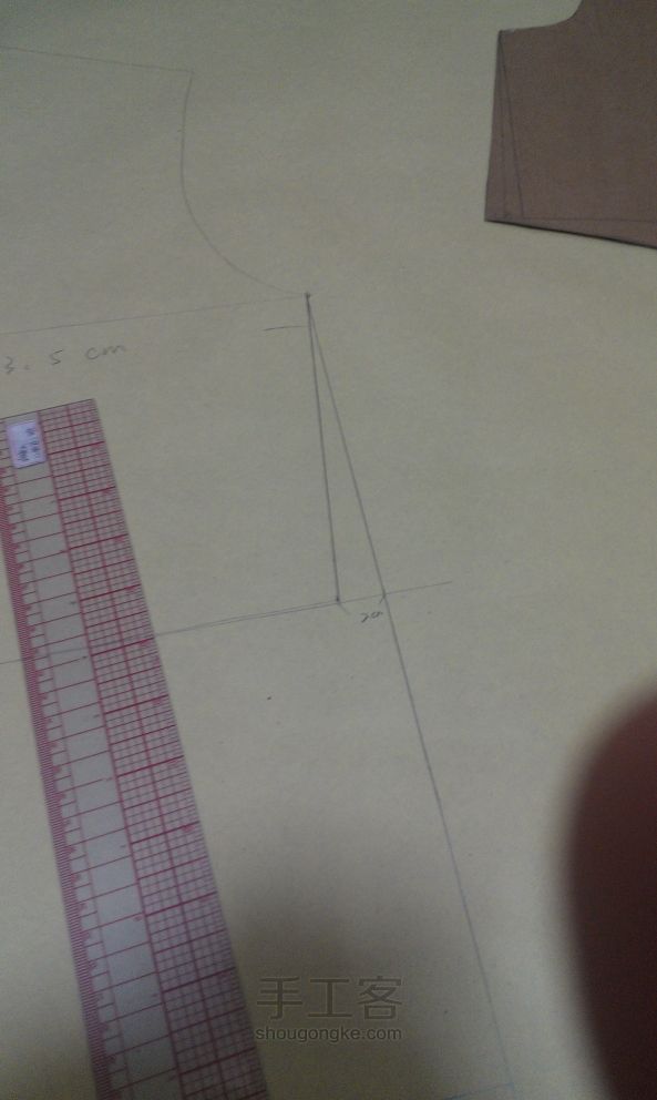 ny手作 服装小白打版连衣裙第二话 收腰套头连衣裙 第5步