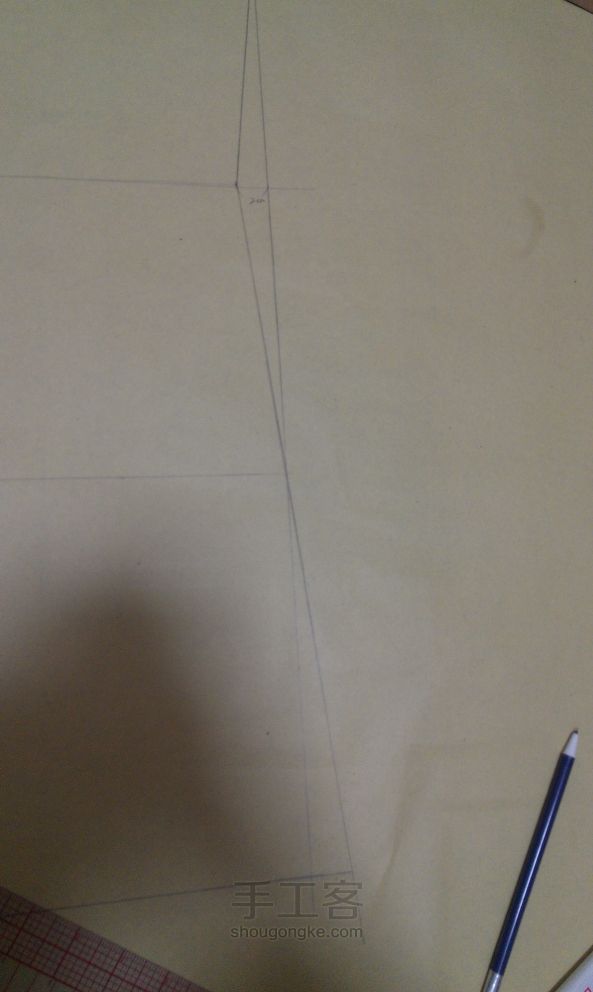 ny手作 服装小白打版连衣裙第二话 收腰套头连衣裙 第6步