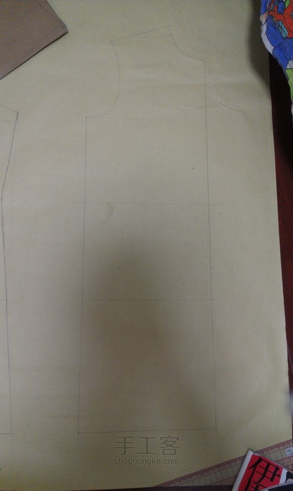 ny手作 服装小白打版连衣裙第二话 收腰套头连衣裙 第16步