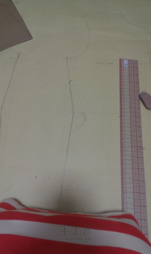 ny手作 服装小白打版连衣裙第二话 收腰套头连衣裙 第18步