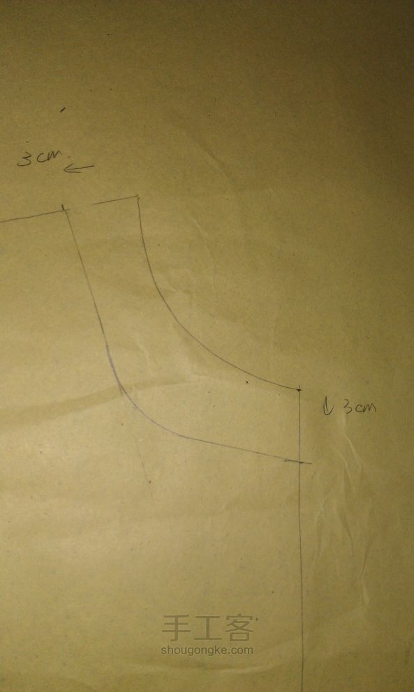ny手作 服装小白打版连衣裙第二话 收腰套头连衣裙 第21步