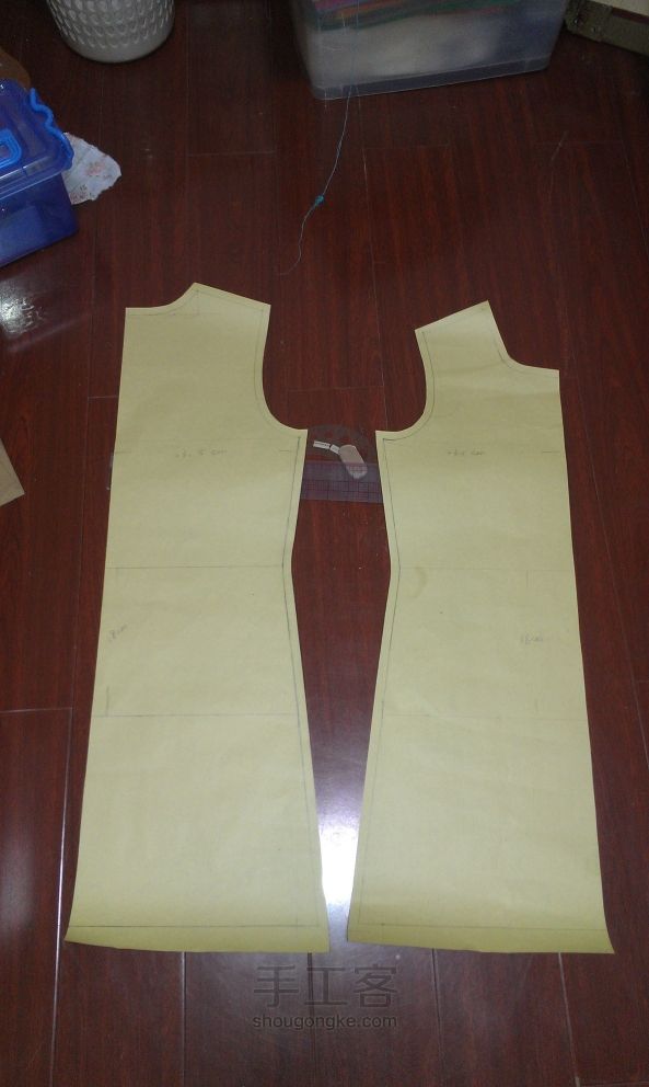 ny手作 服装小白打版连衣裙第二话 收腰套头连衣裙 第28步