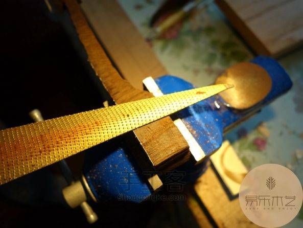 易乐木艺 创意“绳结”勺子 制作过程分享 第12步
