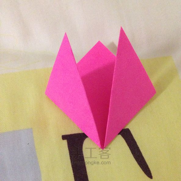 樱花折纸教程 第4步