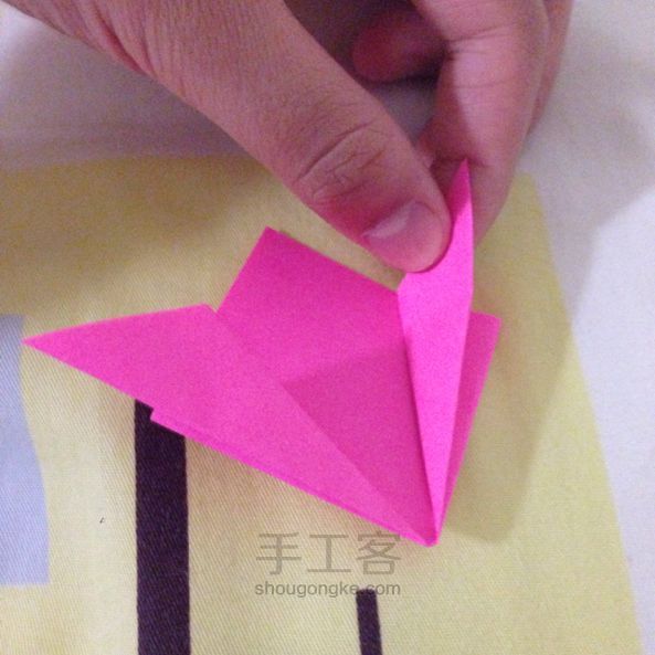 樱花折纸教程 第5步