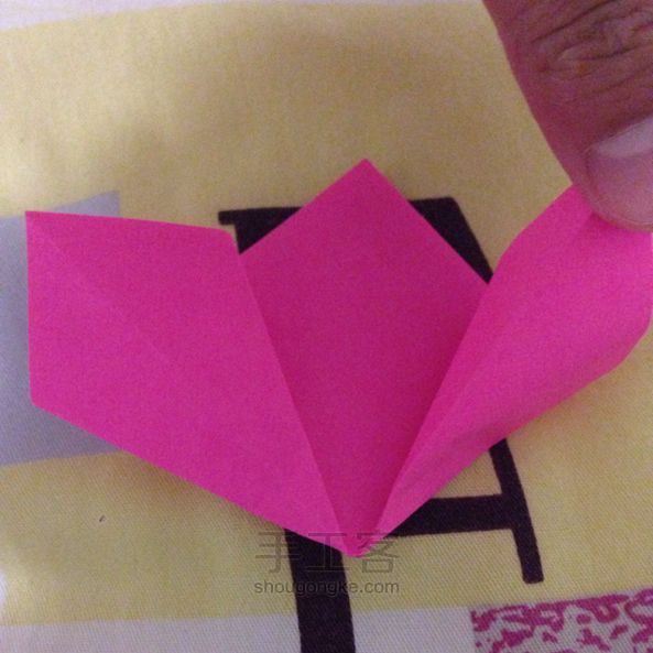 樱花折纸教程 第6步