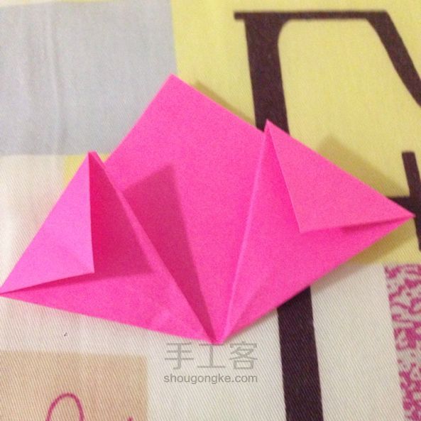 樱花折纸教程 第7步