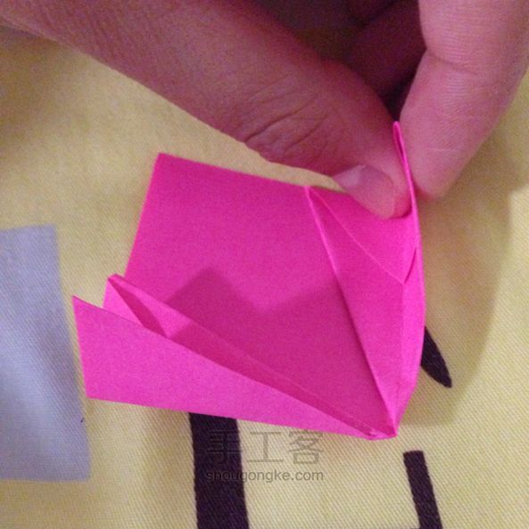 樱花折纸教程 第8步