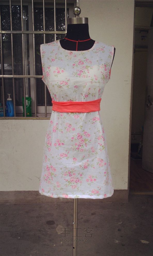 ny手作 服装小白打版连衣裙第二话 收腰套头连衣裙 第48步