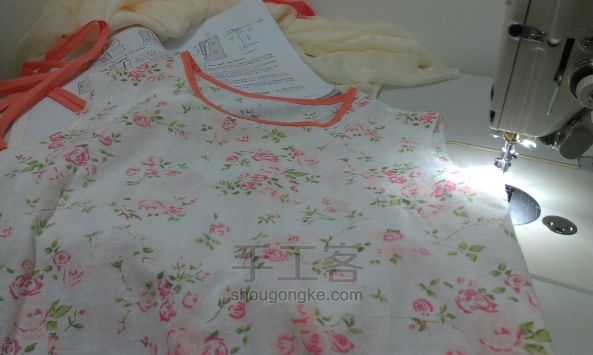 ny手作 服装小白打版连衣裙第二话 收腰套头连衣裙 第47步