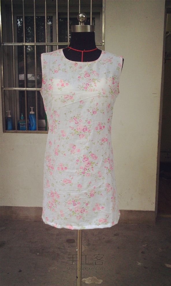 ny手作 服装小白打版连衣裙第二话 收腰套头连衣裙 第49步