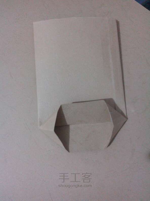 来自星星的纸袋 创意折纸教程 第7步