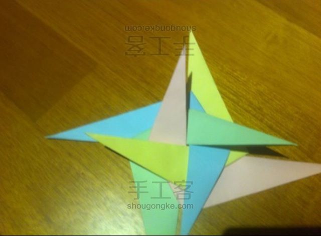 折纸螺旋 手工制作教程 第13步