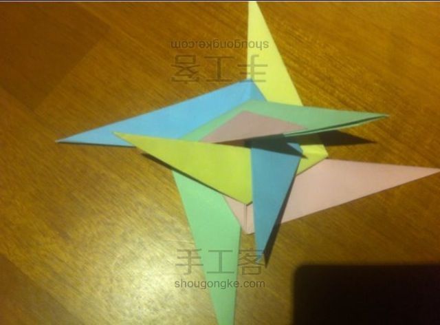 折纸螺旋 手工制作教程 第14步