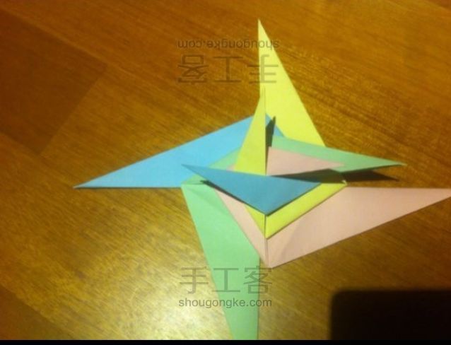 折纸螺旋 手工制作教程 第16步
