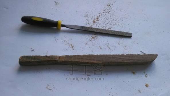 原创木艺手工 木质裁纸刀(1) 第1步