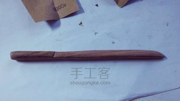 原创木艺手工 木质裁纸刀(1) 第7步