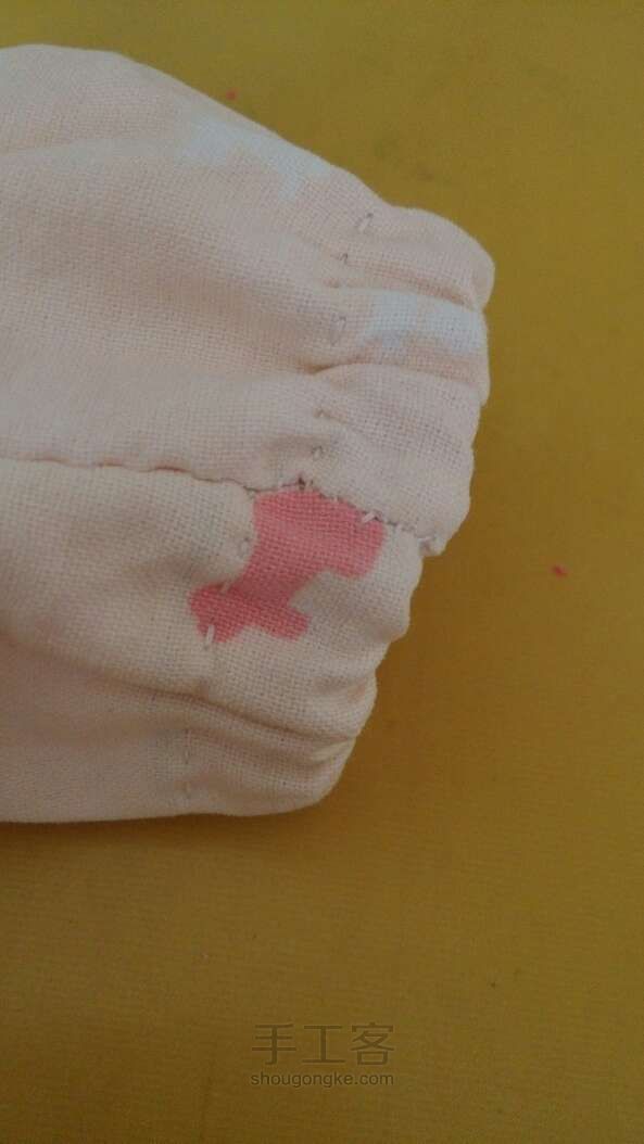 粉色可爱小袖套教程~ 第7步