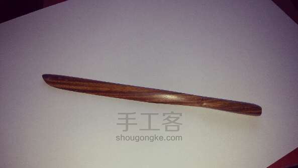 原创木艺手工 木质裁纸刀(2) 第6步