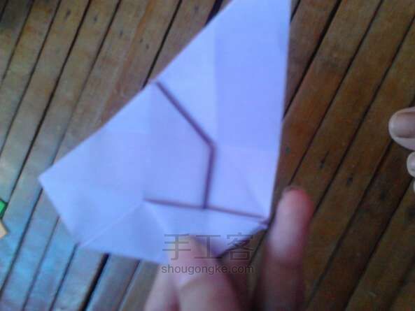 带翅膀的气球 折纸教程 第12步
