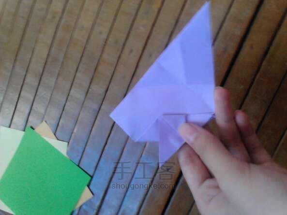 带翅膀的气球 折纸教程 第13步