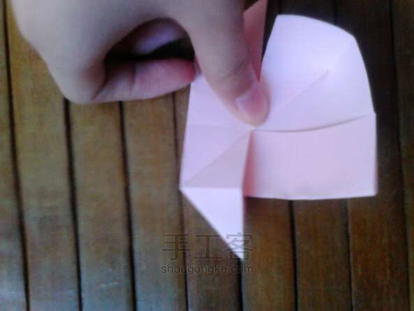 爱心天使  折纸教程 第7步