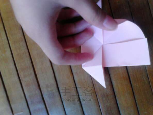 爱心天使  折纸教程 第8步