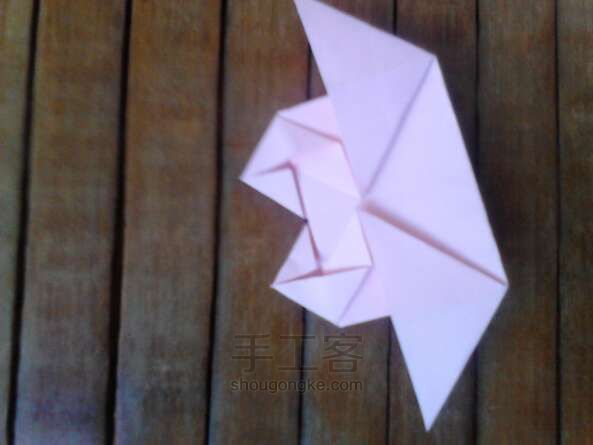 爱心天使  折纸教程 第13步