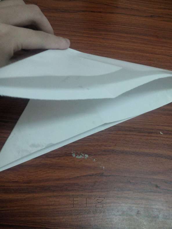 纸折蝴蝶结 折纸教程 第2步