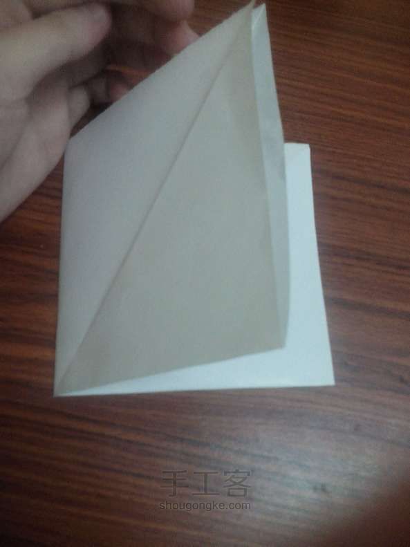 纸折蝴蝶结 折纸教程 第5步