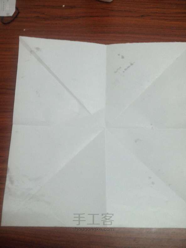纸折蝴蝶结 折纸教程 第6步