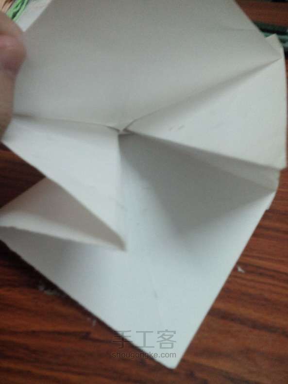 纸折蝴蝶结 折纸教程 第17步