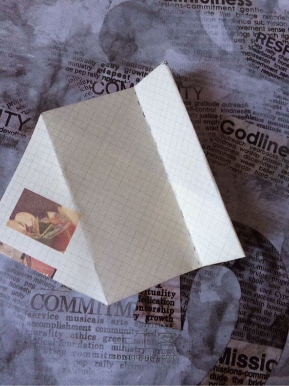 收纳盒 折纸教程 第5步