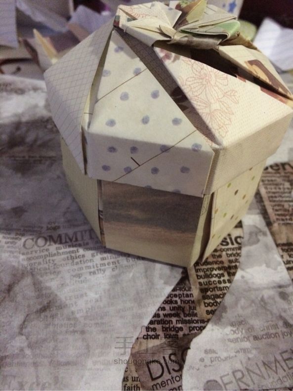 收纳盒 折纸教程 第31步