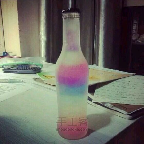 『转』彩虹瓶制作也可称海洋瓶 第15步