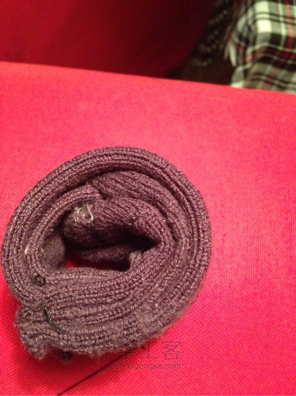 创意DIY 旧毛巾袜的余热 第14步