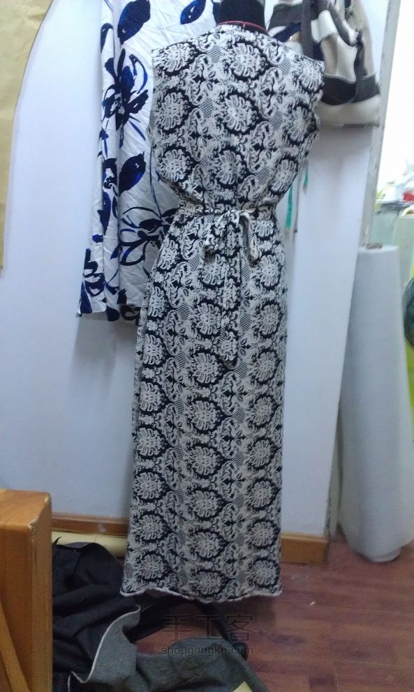 ny手作 服装小白打版连衣裙第二话 收腰套头连衣裙 第51步